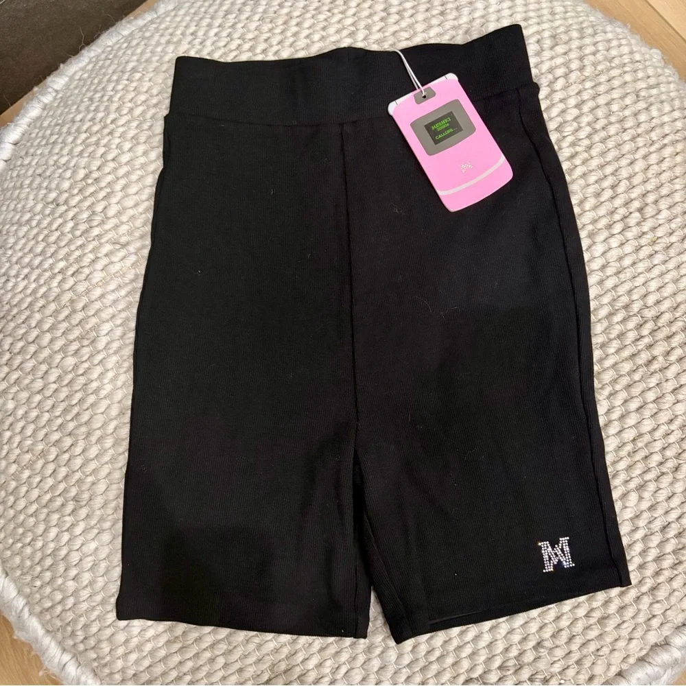 MESHKI Black Bike Shorts Size Small